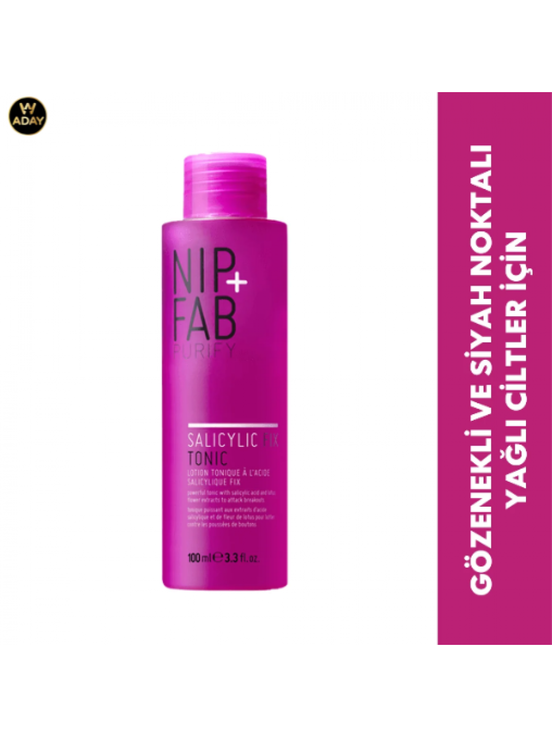 Nip+Fab Teen Skin Tonik Salisilik Asit 100 ml Nip+Fab Teen Skin Tonik Salisilik Asit 100 ml